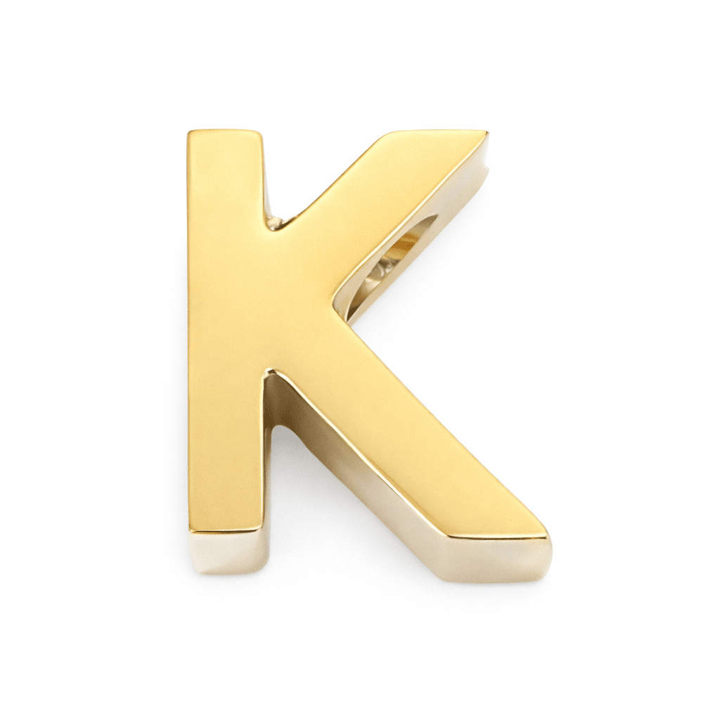 Initial Threader Charm - Luisa Luxe gold jewellery