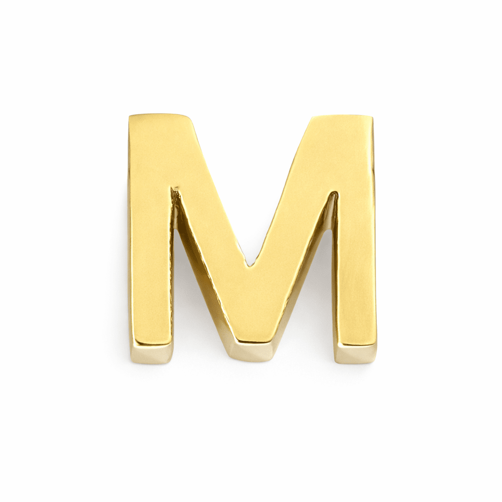 Initial Threader Charm - Luisa Luxe gold jewellery