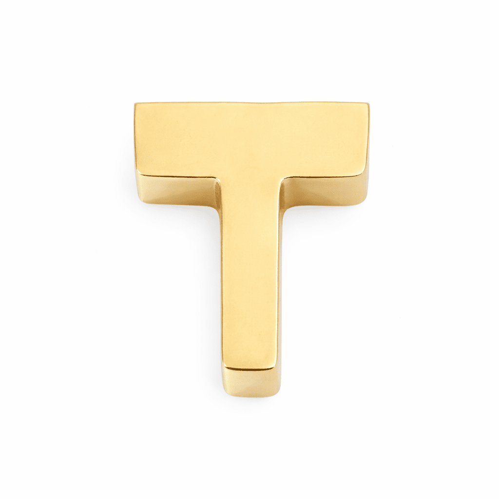 Initial Threader Charm - Luisa Luxe gold jewellery