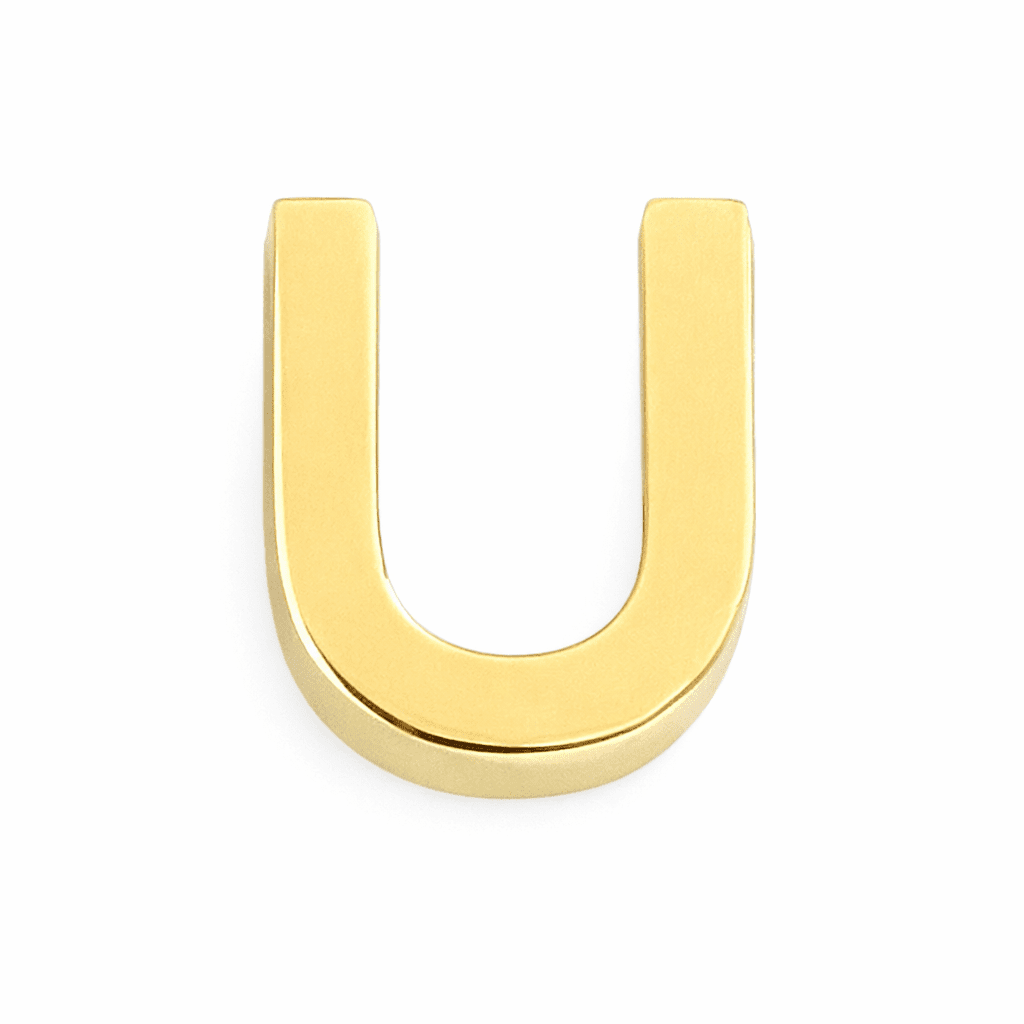 Initial Threader Charm - Luisa Luxe gold jewellery