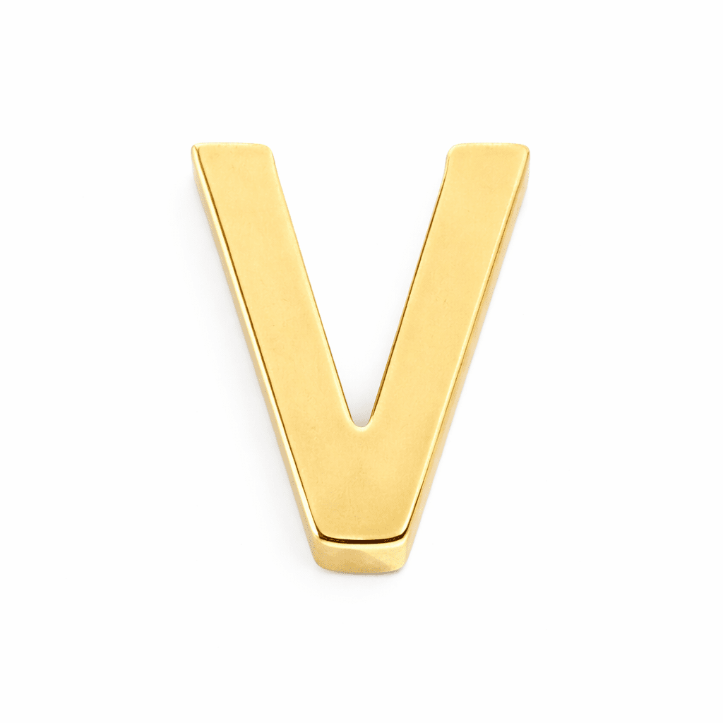 Initial Threader Charm - Luisa Luxe gold jewellery