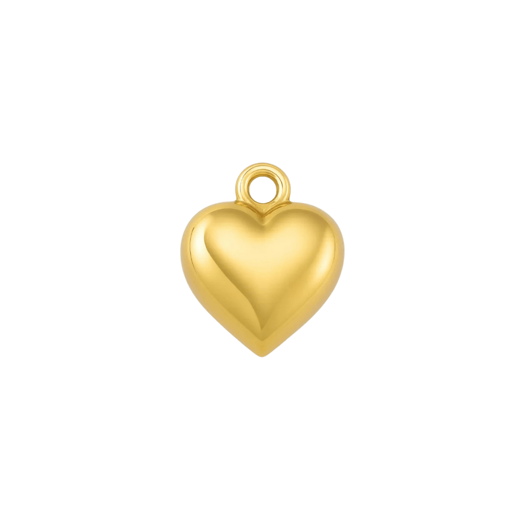 Classic Heart Charm - Luisa Luxe gold jewellery