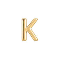 Custom Fine Initial Charm - K