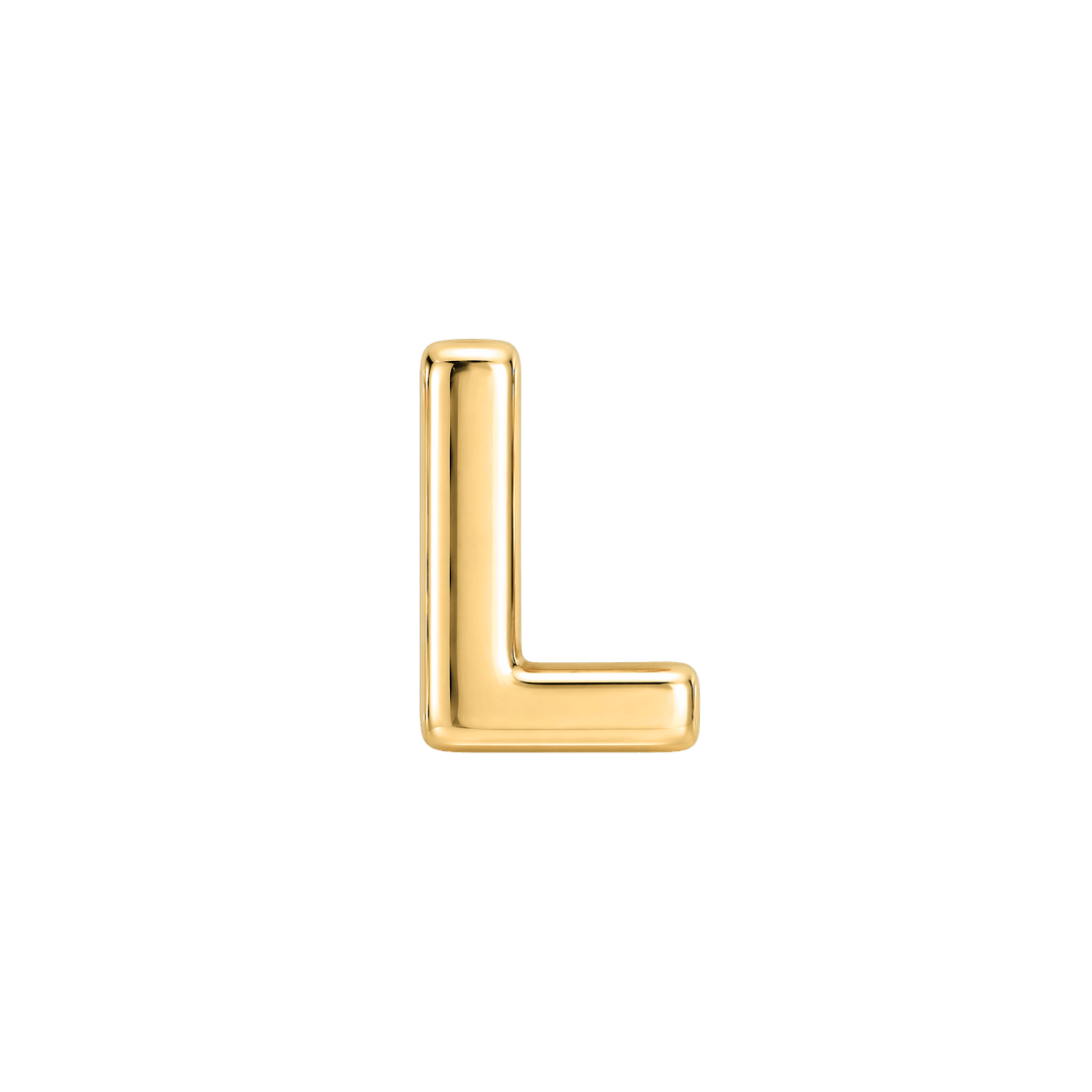 Custom Fine Initial Charm - Luisa Luxe gold jewellery