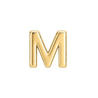 Custom Fine Initial Charm - M