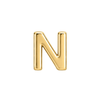 Custom Fine Initial Charm - N