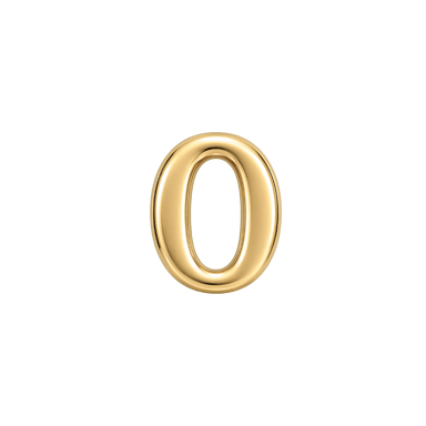 Custom Fine Initial Charm - O