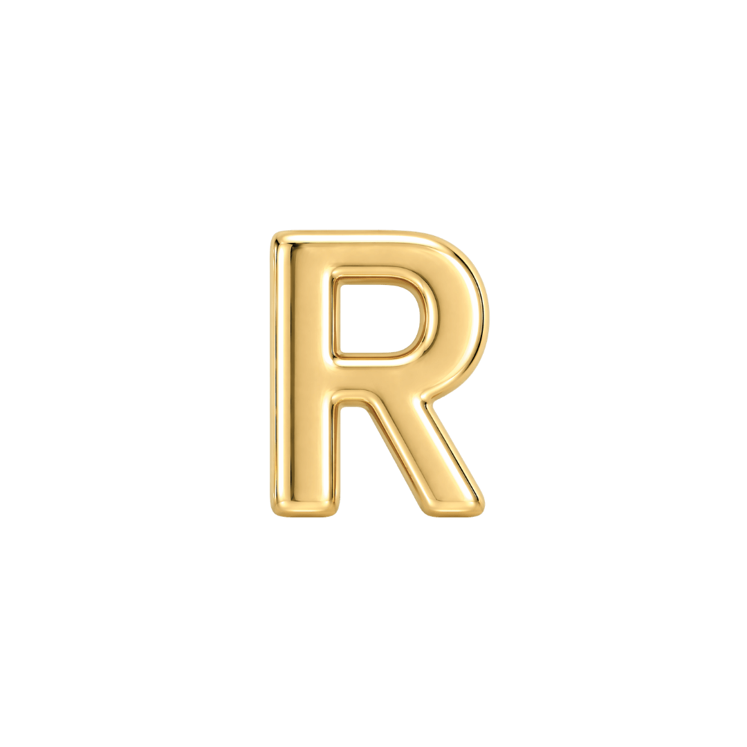 Custom Fine Initial Charm - Luisa Luxe gold jewellery