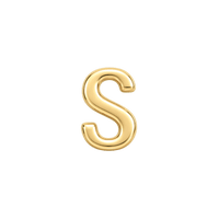 Custom Fine Initial Charm - S