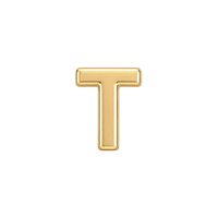 Custom Fine Initial Charm - T
