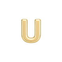 Custom Fine Initial Charm - U