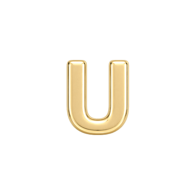 Custom Fine Initial Charm - U