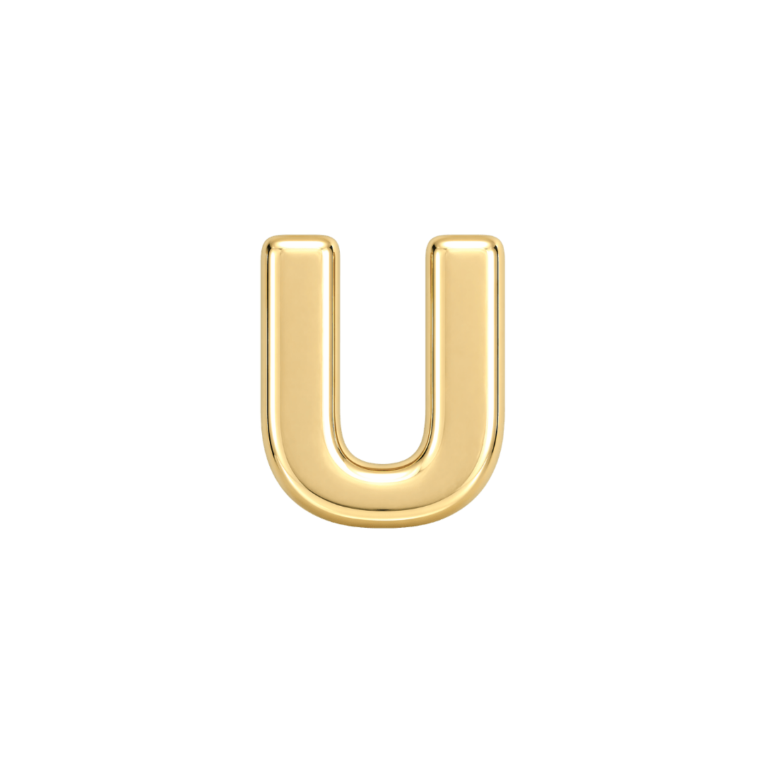 Custom Fine Initial Charm - Luisa Luxe gold jewellery
