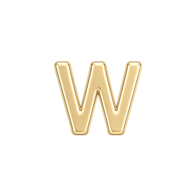 Custom Fine Initial Charm - W