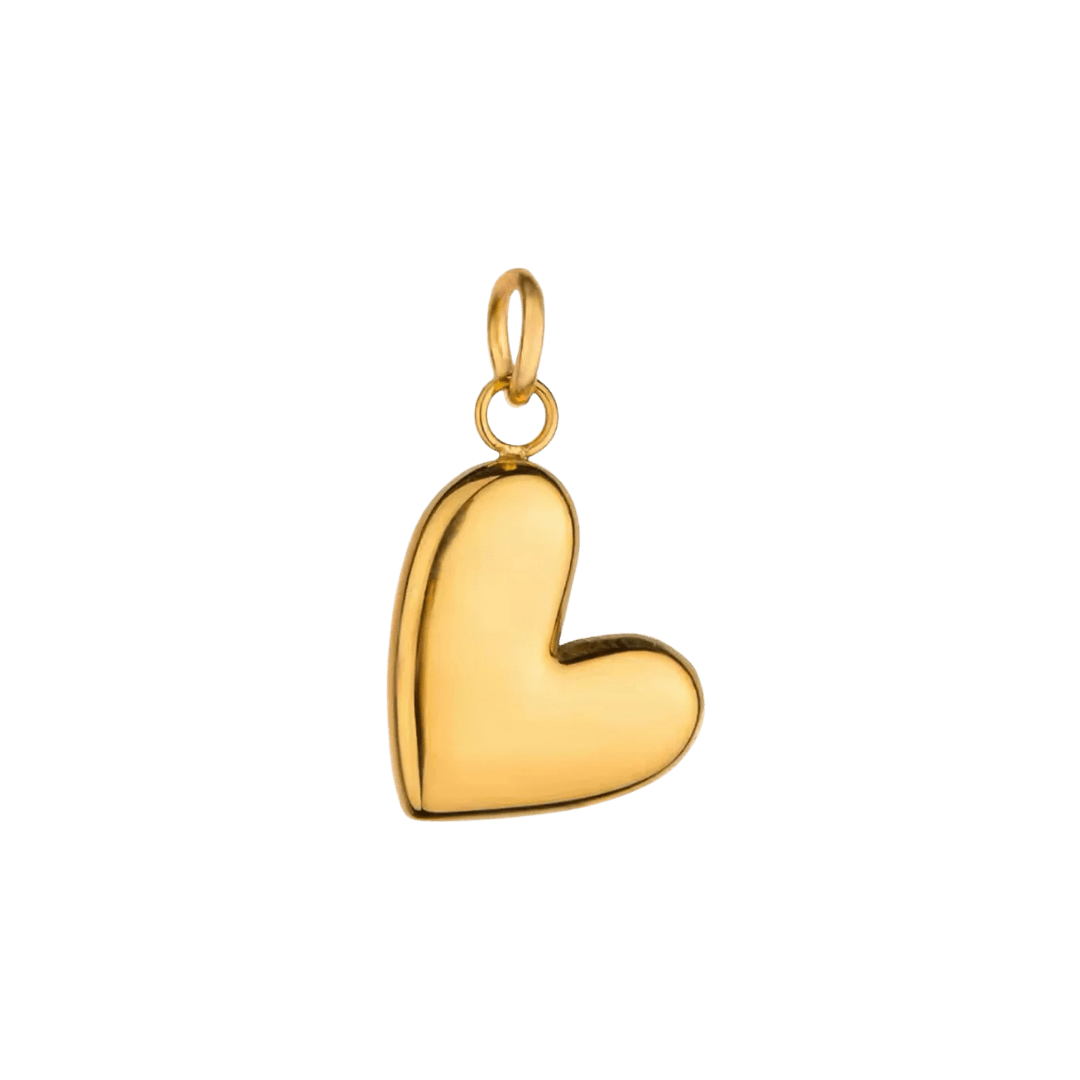 Dangling Heart Charm - Luisa Luxe gold jewellery