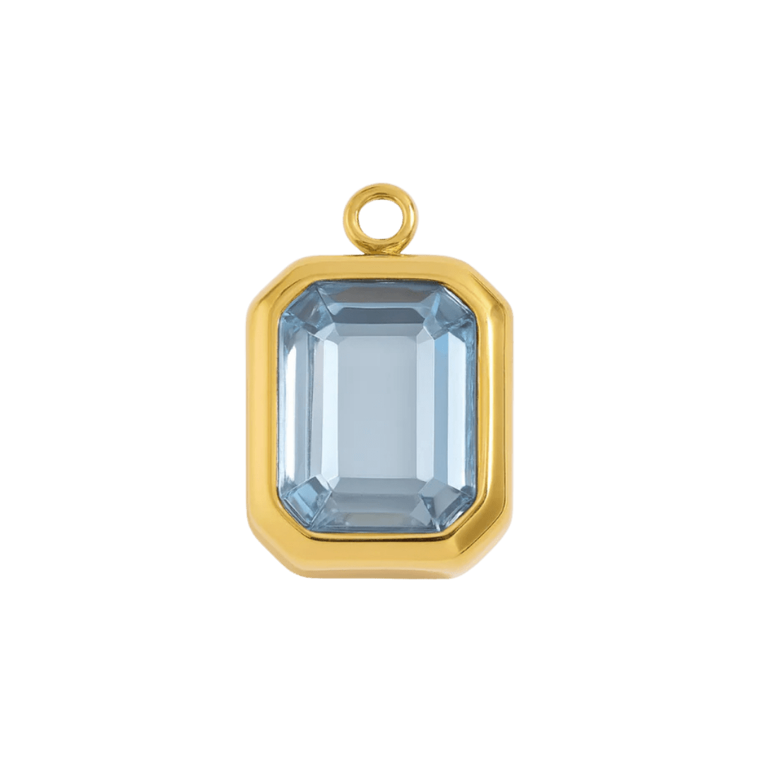 Pendant Birthstone Charm - Luisa Luxe gold jewellery