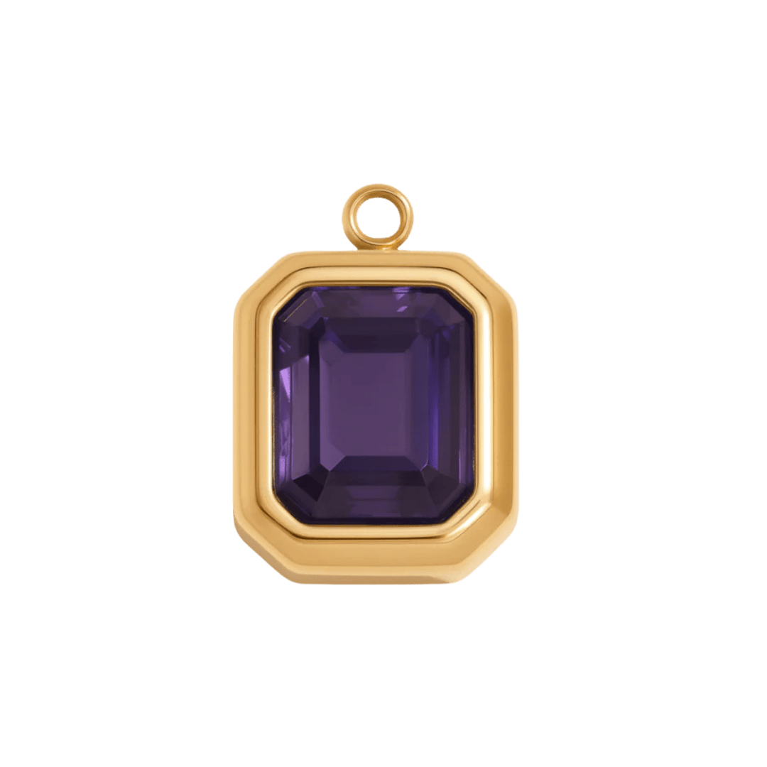 Pendant Birthstone Charm - Luisa Luxe gold jewellery