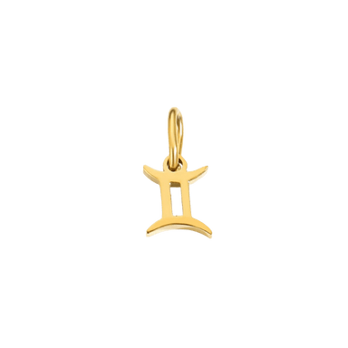 Zierlicher Sternzeichen-Charm - Zwillinge