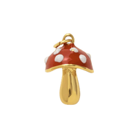 Glass Toadstool Charm