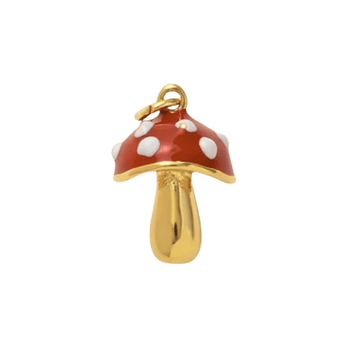 Glass Toadstool Charm