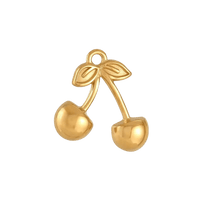Golden Cherry Charm