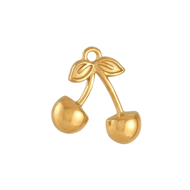 Golden Cherry Charm