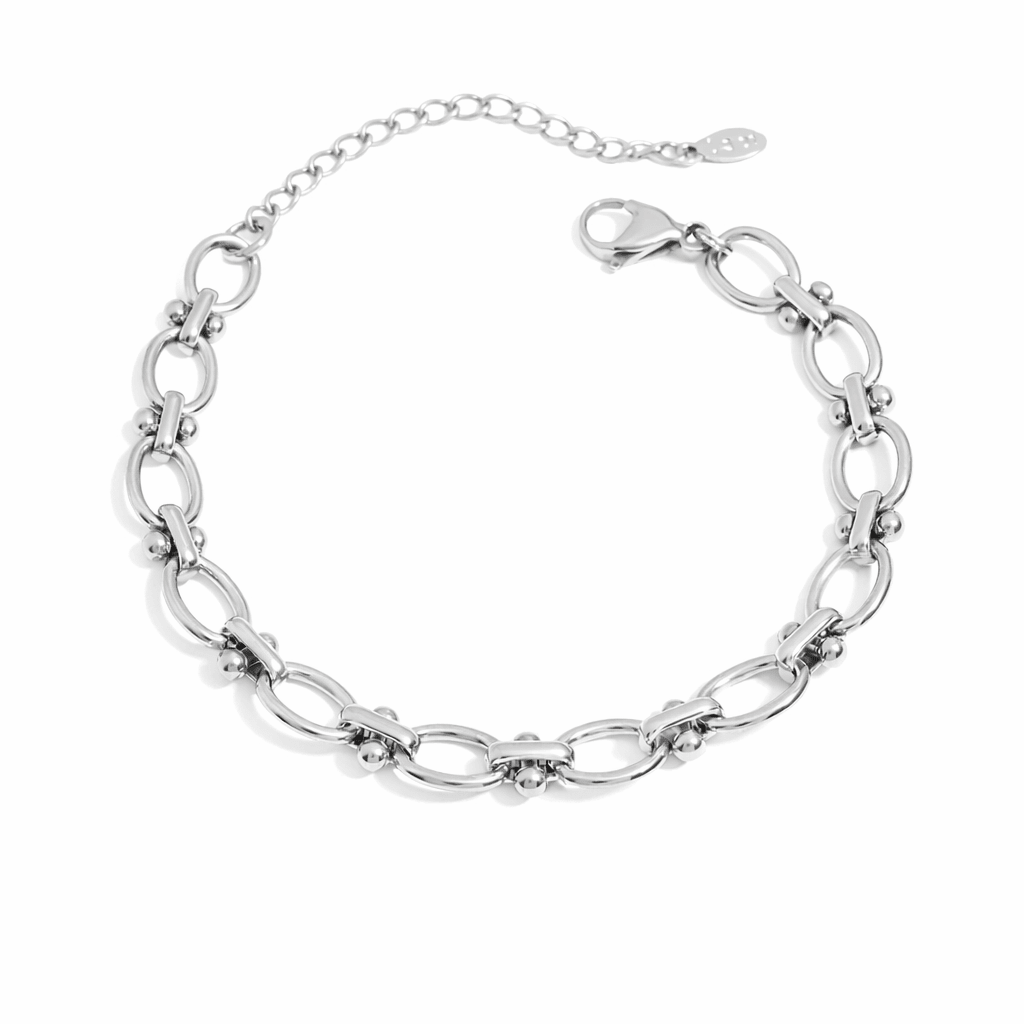 Silver Classic Luxe Bracelet - Luisa Luxe gold jewellery