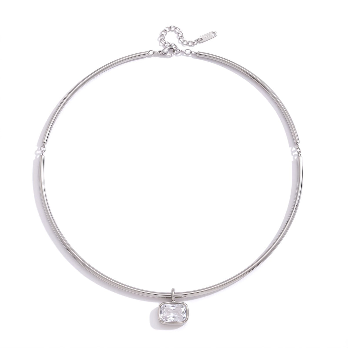 Halo Necklace | Silver - Luisa Luxe gold jewellery