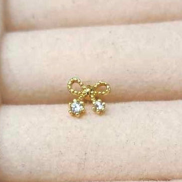 Bow Single Earring