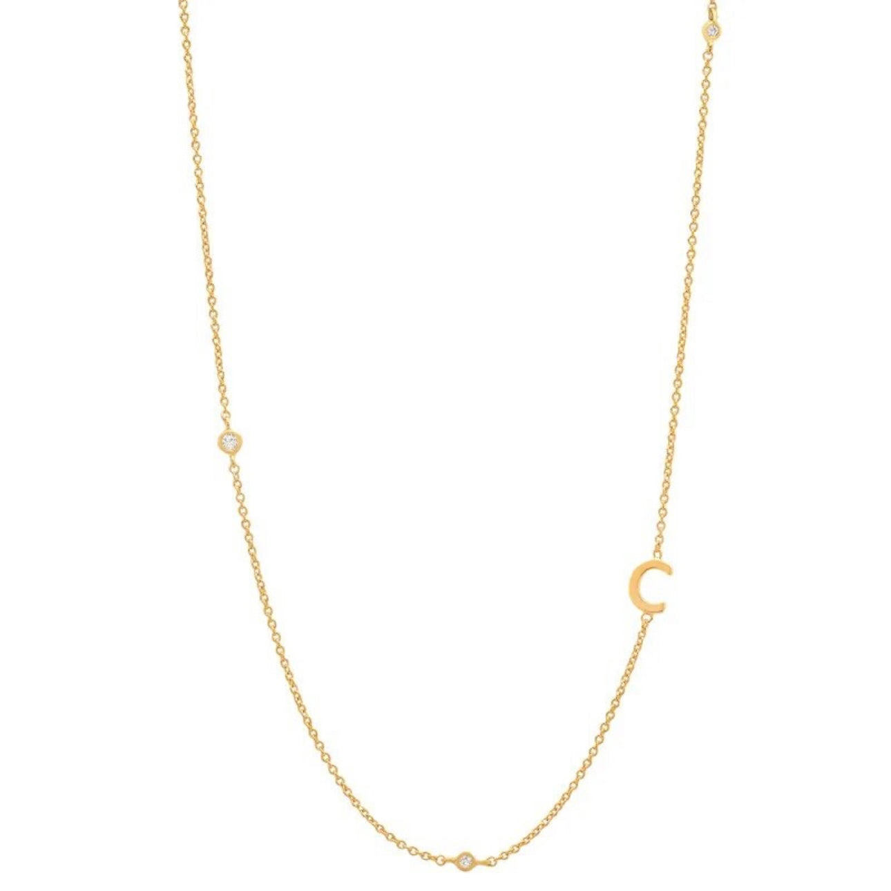 Dainty Initial Necklace