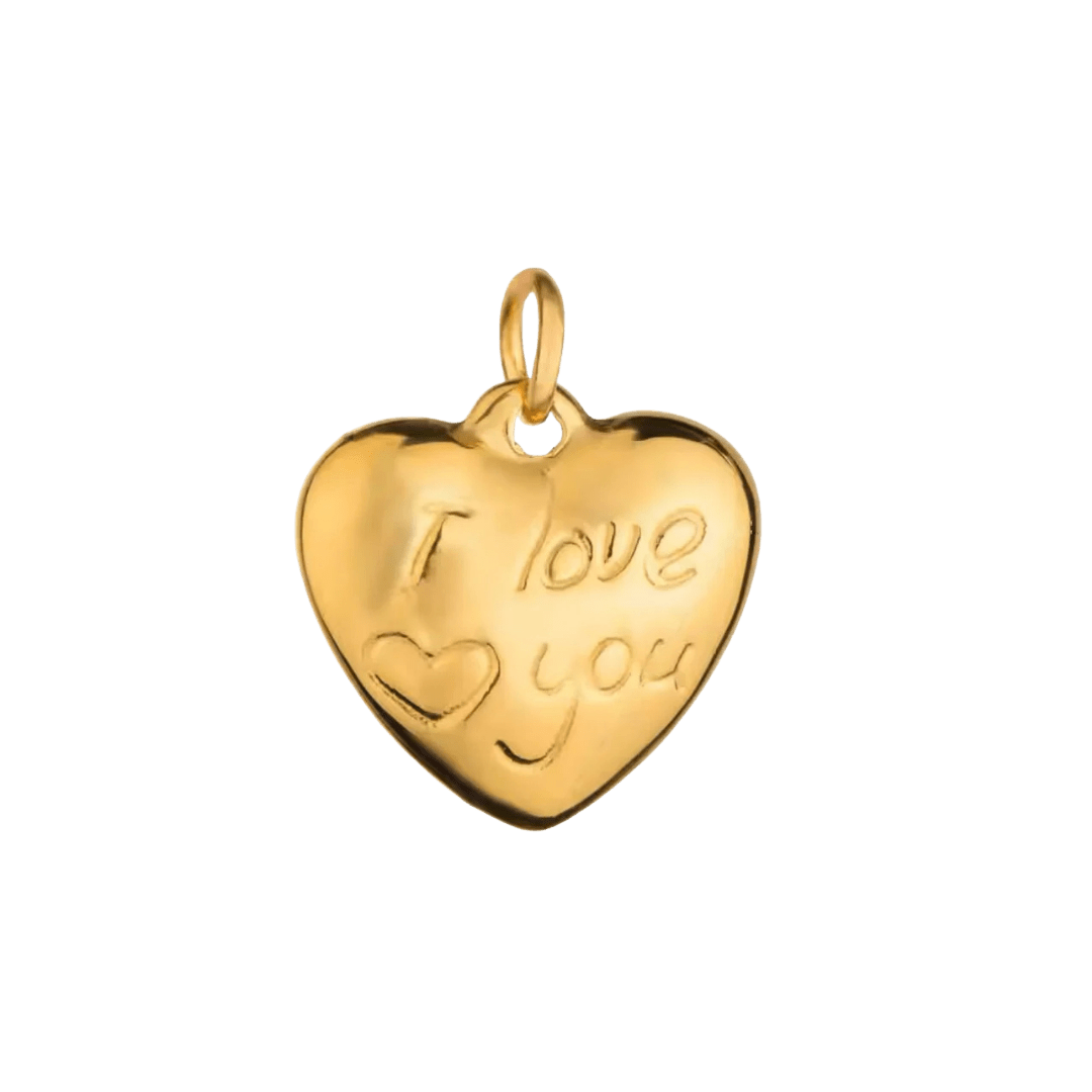 I Love You Charm - Luisa Luxe gold jewellery