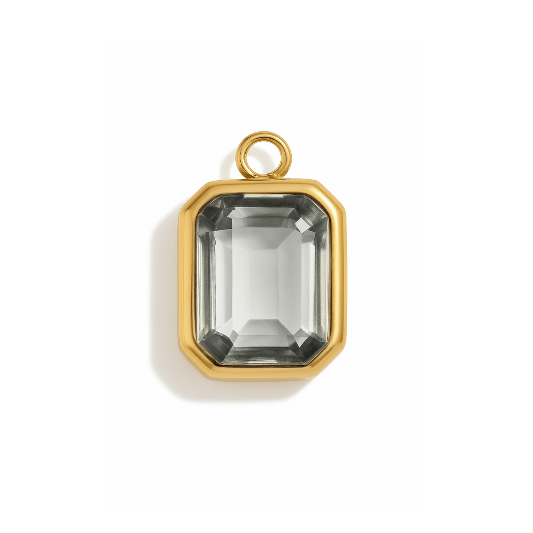 June Birthstone Charm for charm bracelet, charm necklace or birthstone necklace