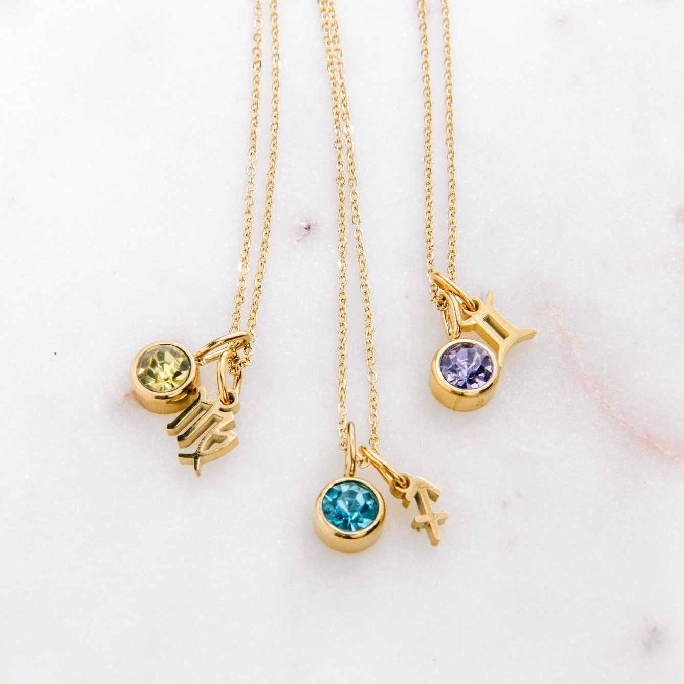 Pendant Birthstone Necklace