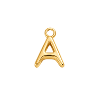 Mini Initial Charm - A