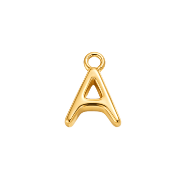 Mini Initial Charm - A