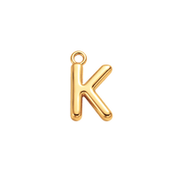 Mini Initial Charm - K