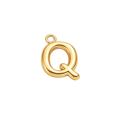 Mini Initial Charm - Q