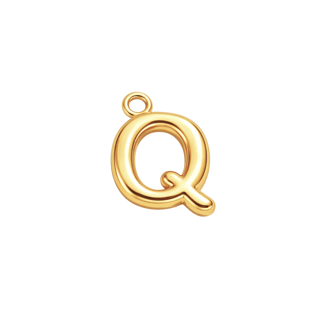 Mini Initial Charm - Luisa Luxe gold jewellery