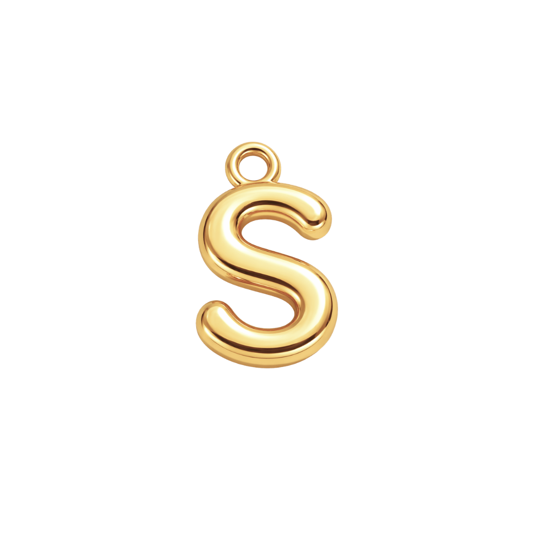Mini Initial Charm - Luisa Luxe gold jewellery