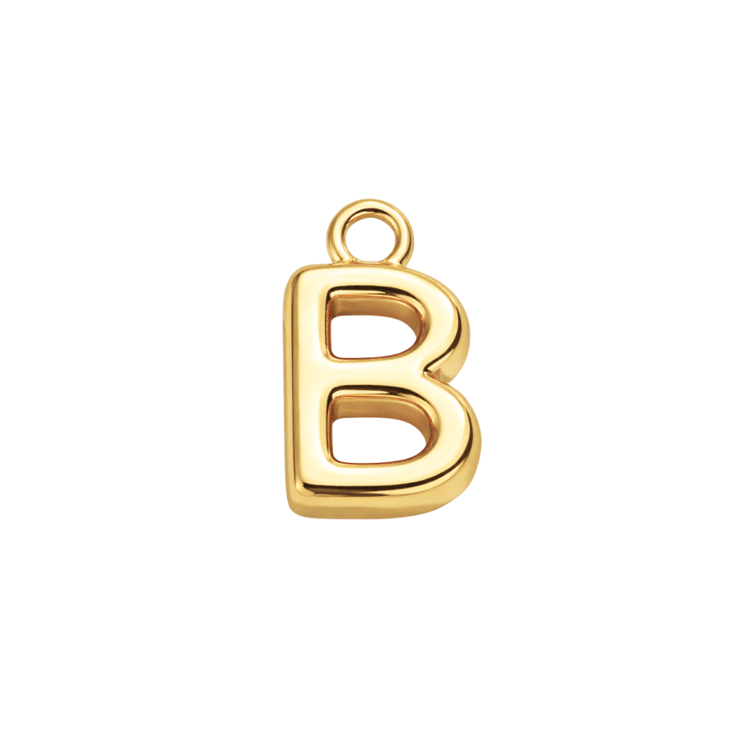 Mini Initial Charm - Luisa Luxe gold jewellery