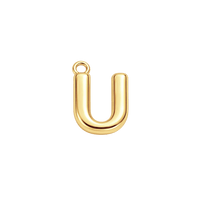 Mini Initial Charm - U