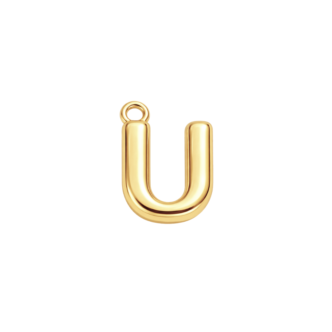 Mini Initial Charm - Luisa Luxe gold jewellery