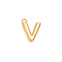 Mini Initial Charm - V