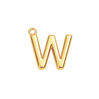 Mini Initial Charm - W