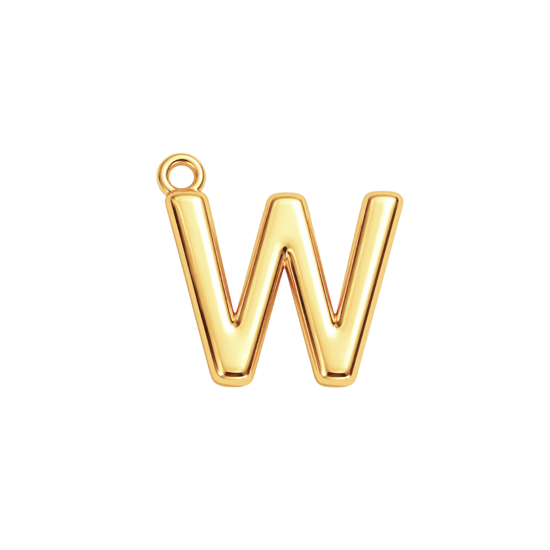 Mini Initial Charm - Luisa Luxe gold jewellery