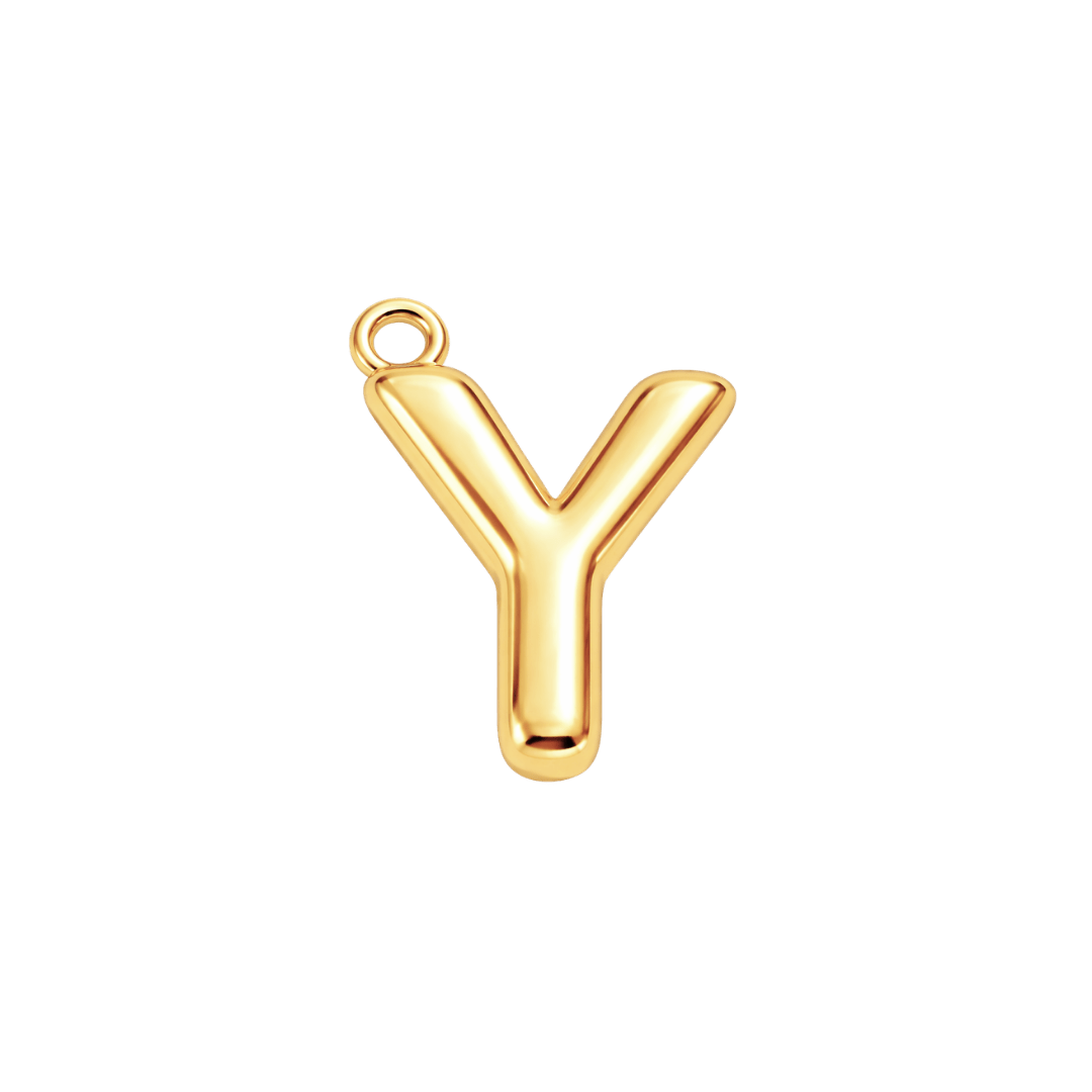 Mini Initial Charm - Luisa Luxe gold jewellery