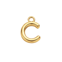 Mini Initial Charm - C