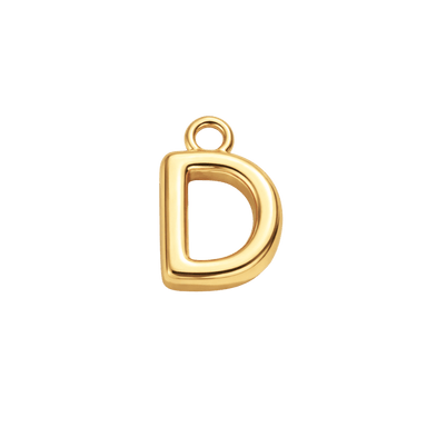 Mini Initial Charm - D