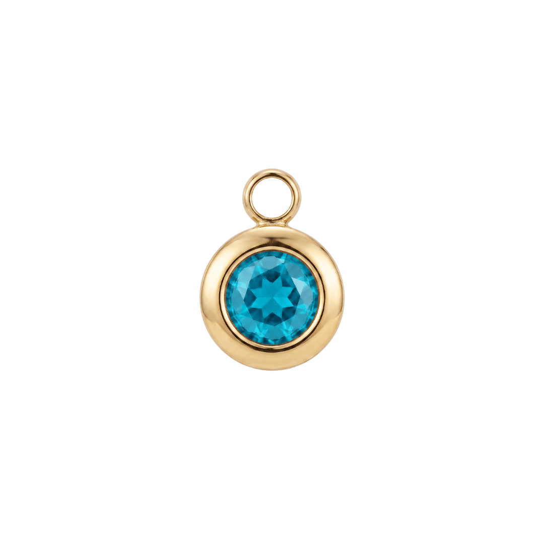 Mini Birthstone Charm - Luisa Luxe gold jewellery