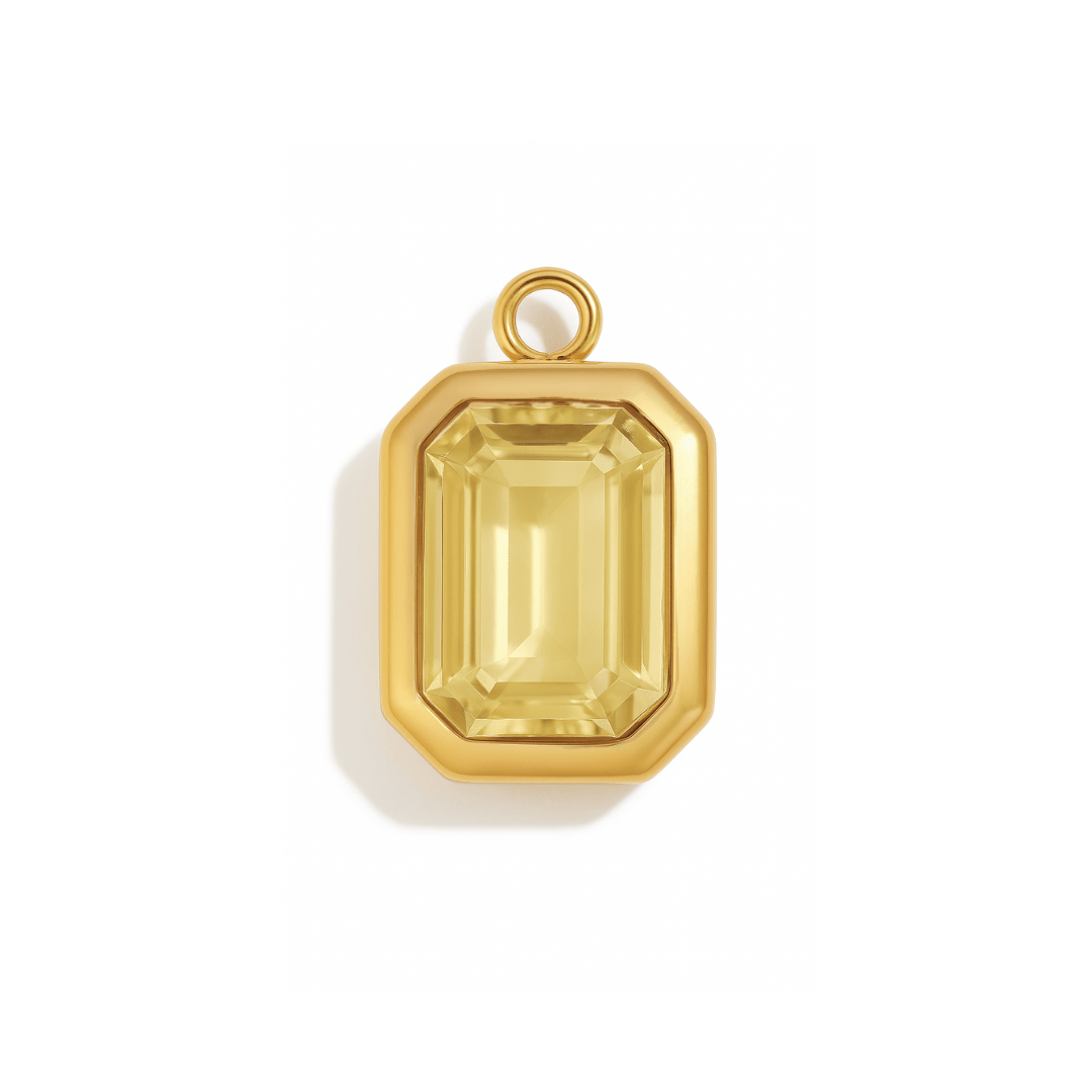 November Birthstone Charm for charm bracelet, charm necklace or birthstone necklace
